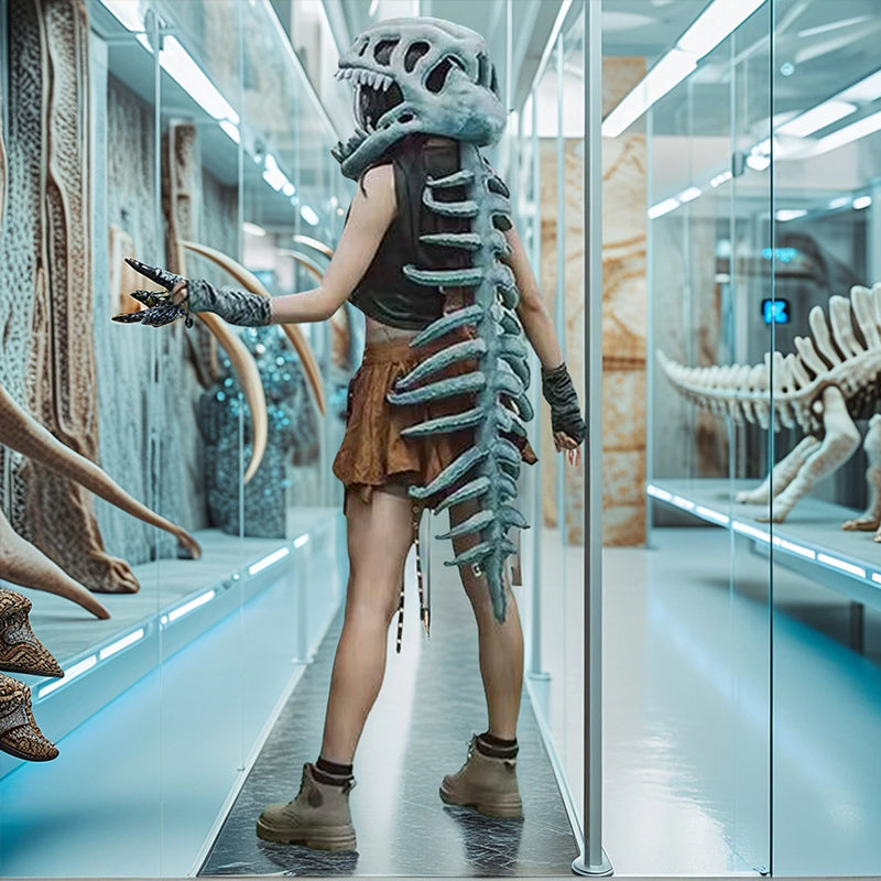 3D Dinosaur Skeleton Costume