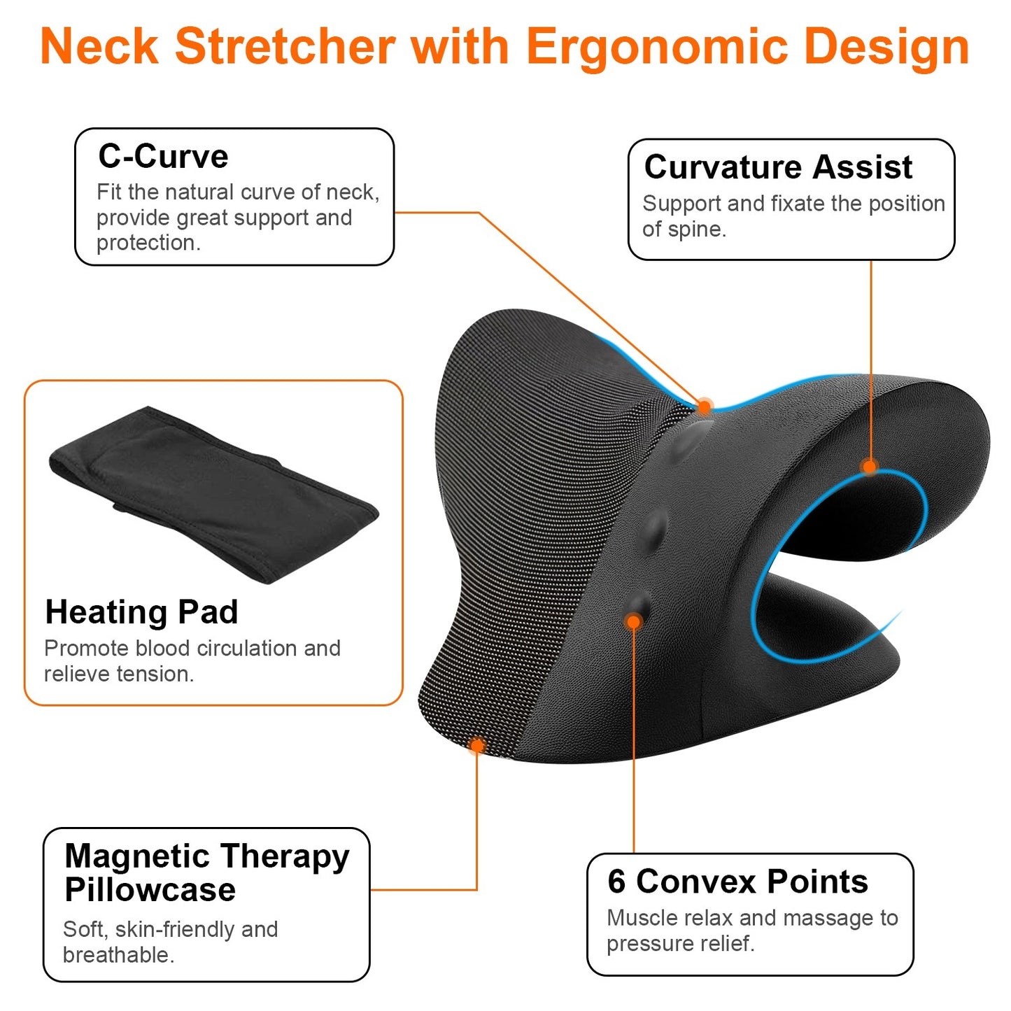 ComfortCurve Heated Neck Stretcher